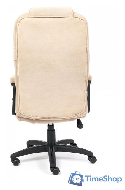 Офисное кресло TetChair Bergamo флок (бежевый) - Изображение №5 — Интернет-магазин Time-Shop