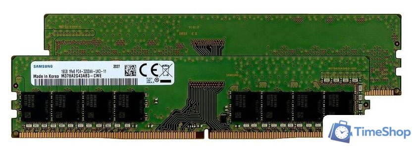 Оперативная память Samsung 16GB DDR4 PC4-25600 M378A2G43AB3-CWE - Изображение №2 — Интернет-магазин Time-Shop