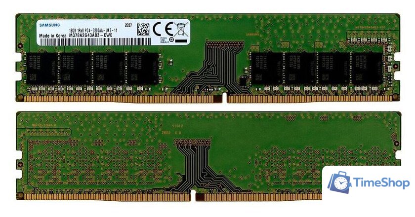 Оперативная память Samsung 16GB DDR4 PC4-25600 M378A2G43AB3-CWE - Изображение №3 — Интернет-магазин Time-Shop