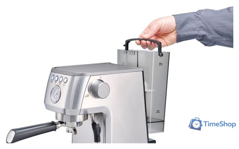 Рожковая кофеварка Solis Barista Perfetta Plus (серебристый) - Изображение №5 — Интернет-магазин Time-Shop