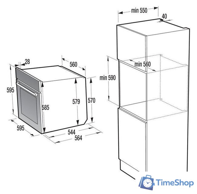 Электрический духовой шкаф Gorenje BPSA6138B - Изображение №14 — Интернет-магазин Time-Shop