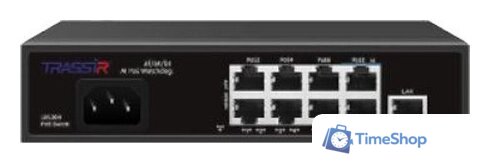 Неуправляемый коммутатор TRASSIR TR-NS1109-120-8PoE - Изображение №1 — Интернет-магазин Time-Shop