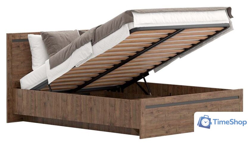 Кровать Black Red White Kada S404-LOZ160x200 подъемным механизмом (дуб april) - Изображение №2 — Интернет-магазин Time-Shop