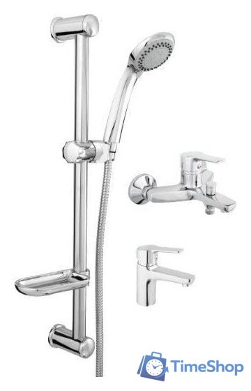 Комплект смесителей Rubineta Uno-10 + Uno-18 + Varianta – Delta 625025 - Изображение №1 — Интернет-магазин Time-Shop