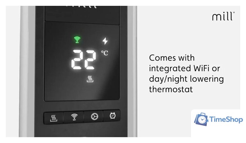 Масляный радиатор Mill AB-H1000DN (черный) - Изображение №11 — Интернет-магазин Time-Shop