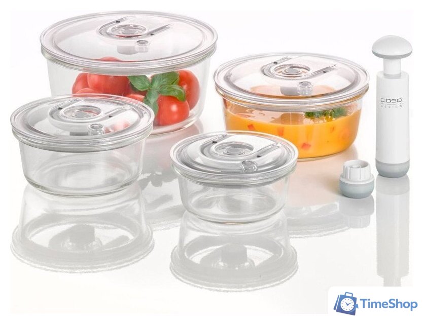 Контейнер вакуумный CASO VacuBoxx R-set - Изображение №2 — Интернет-магазин Time-Shop