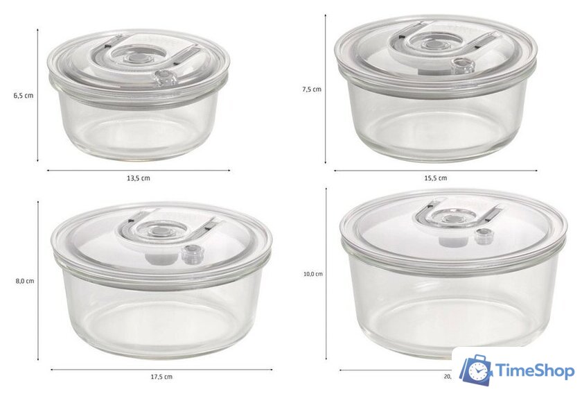 Контейнер вакуумный CASO VacuBoxx R-set - Изображение №4 — Интернет-магазин Time-Shop