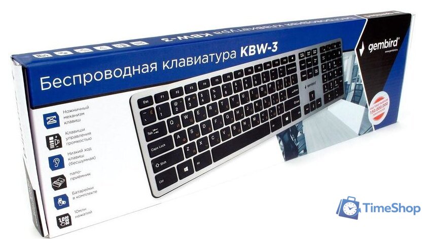 Клавиатура Gembird KBW-3 - Изображение №5 — Интернет-магазин Time-Shop