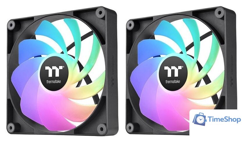 Комплект вентиляторов для корпуса Thermaltake CT120 Sync Reverse ARGB 2-Fan Pack CL-F173-PL12SW-A - Изображение №1 — Интернет-магазин Time-Shop