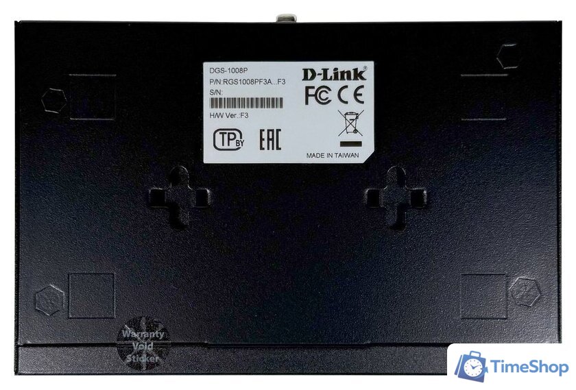 Неуправляемый коммутатор D-Link DGS-1008P/F3A - Изображение №4 — Интернет-магазин Time-Shop