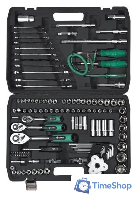 Универсальный набор инструментов БелАК Хром БАК.07073 (121 предмет) - Изображение №4 — Интернет-магазин Time-Shop