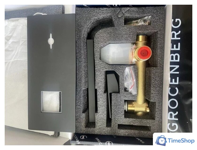 Смеситель Grocenberg GB588 (черный матовый) - Изображение №4 — Интернет-магазин Time-Shop