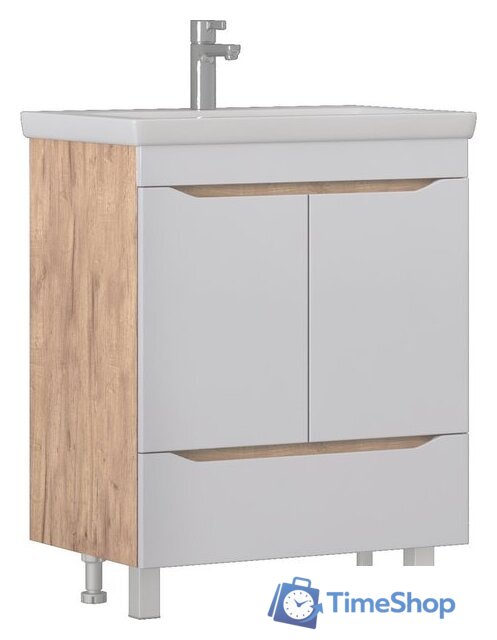  Vigo Тумба под умывальник Grani 800-2-1 Como (дуб золотой) - Изображение №1 — Интернет-магазин Time-Shop