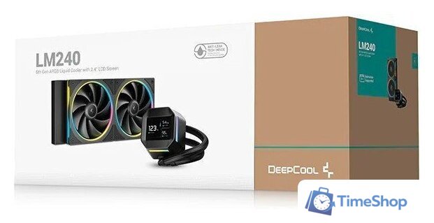 Система жидкостного охлаждения для процессора DeepCool LM240 R-LM240-BKDMMC-1 - Изображение №6 — Интернет-магазин Time-Shop