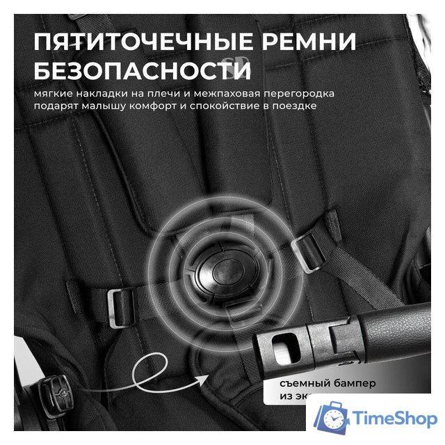 Универсальная коляска Sweet Baby Porto 2в1 (черный) - Изображение №10 — Интернет-магазин Time-Shop