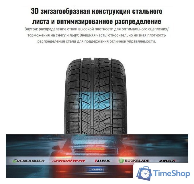 Зимние шины Rockblade Rock 868S 275/40R20 106H XL - Изображение №4 — Интернет-магазин Time-Shop