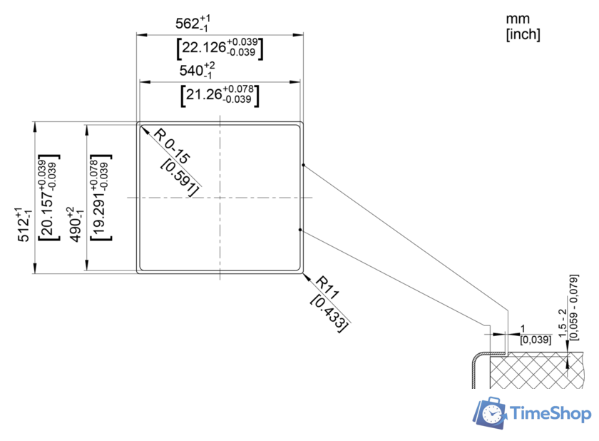 Кухонная мойка Blanco Claron 500-IF/A Durinox 523393 - Изображение №4 — Интернет-магазин Time-Shop