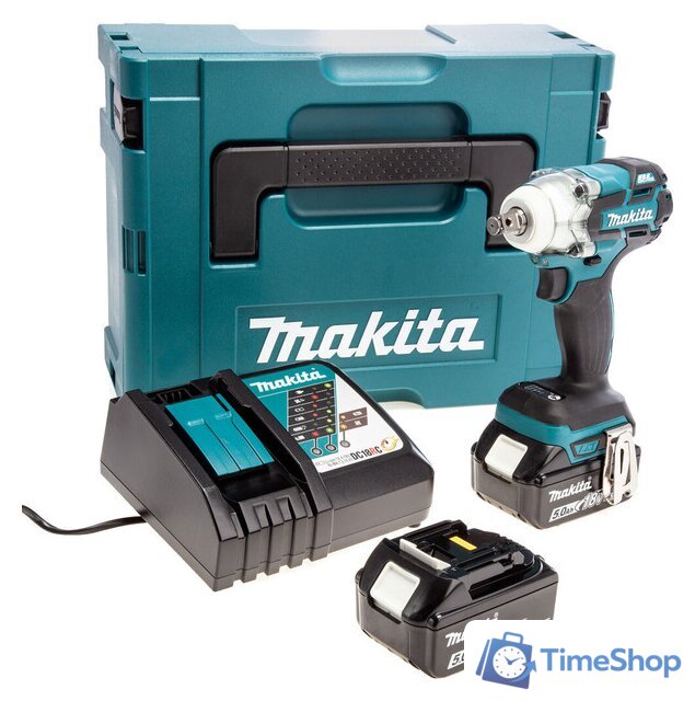 Гайковерт Makita DTW285RTJ (с 2-мя АКБ 5 Ач, кейс) - Изображение №1 — Интернет-магазин Time-Shop