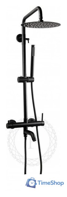 Душевая система  Filarete Roun FL2020 (черный матовый) - Изображение №1 — Интернет-магазин Time-Shop