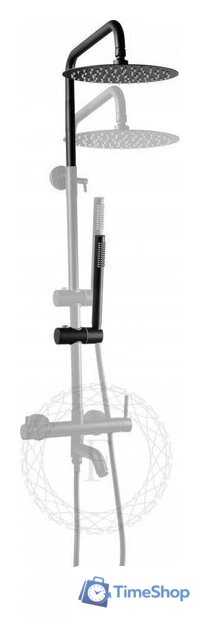 Душевая система  Filarete Roun FL2020 (черный матовый) - Изображение №3 — Интернет-магазин Time-Shop