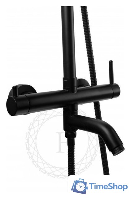 Душевая система  Filarete Roun FL2020 (черный матовый) - Изображение №4 — Интернет-магазин Time-Shop