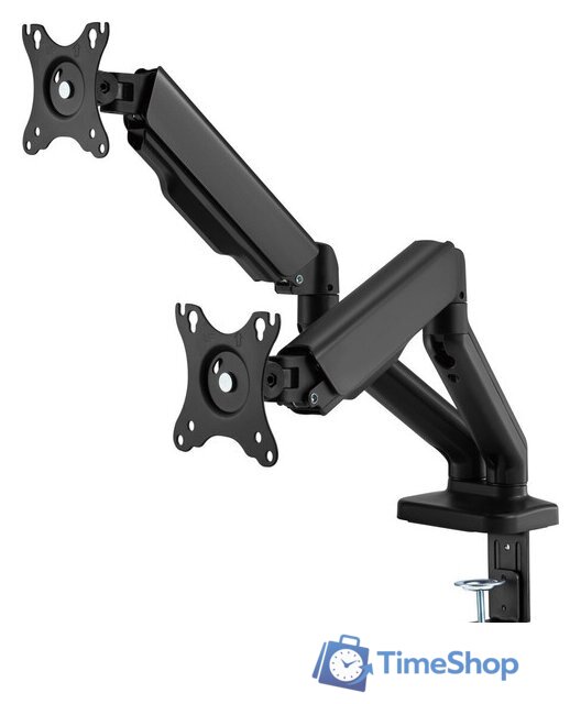 Кронштейн для монитора ErgoSmart Power Black DBL - Изображение №5 — Интернет-магазин Time-Shop