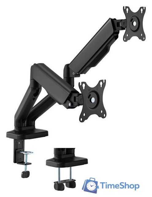 Кронштейн для монитора ErgoSmart Power Black DBL - Изображение №2 — Интернет-магазин Time-Shop