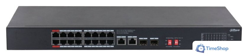 Неуправляемый коммутатор Dahua S3220-16GT-240 - Изображение №2 — Интернет-магазин Time-Shop