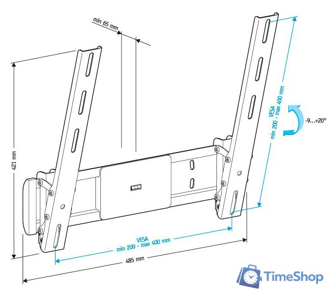 Кронштейн для телевизора Holder LCD-T4612 - Изображение №2 — Интернет-магазин Time-Shop
