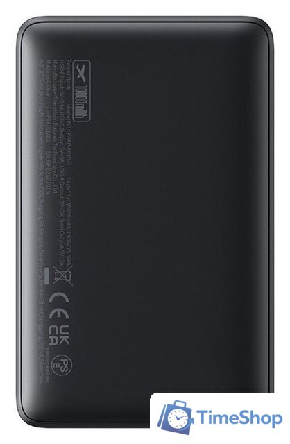 Внешний аккумулятор Baseus EnerFill FP11 10000mAh 15W (черный) - Изображение №2 — Интернет-магазин Time-Shop