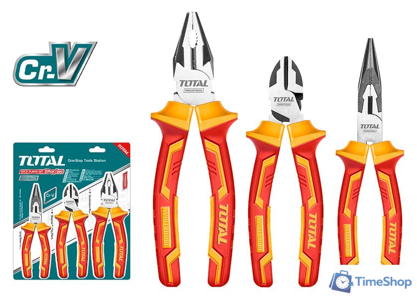 Набор пассатижей Total THT2K0302 (3 предмета) - Изображение №1 — Интернет-магазин Time-Shop