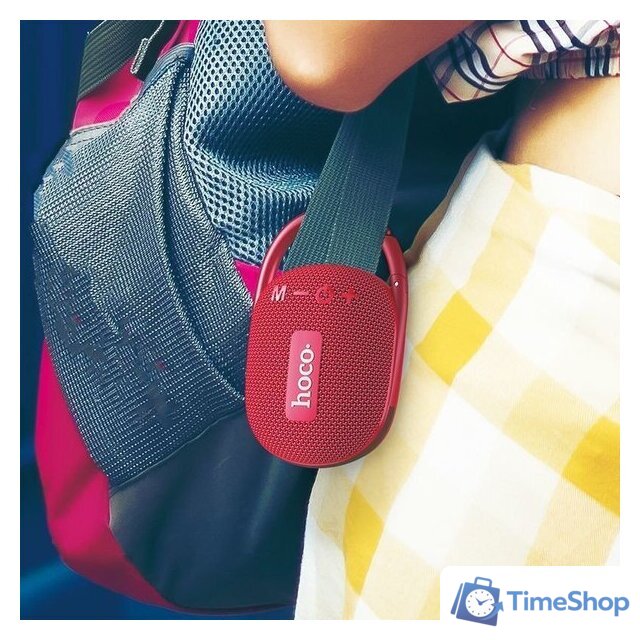 Беспроводная колонка Hoco HC17 (красный) - Изображение №2 — Интернет-магазин Time-Shop