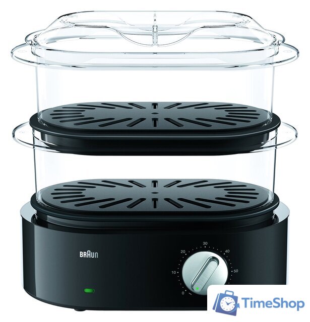 Пароварка Braun IdentityCollection FS 5100 Black - Изображение №1 — Интернет-магазин Time-Shop