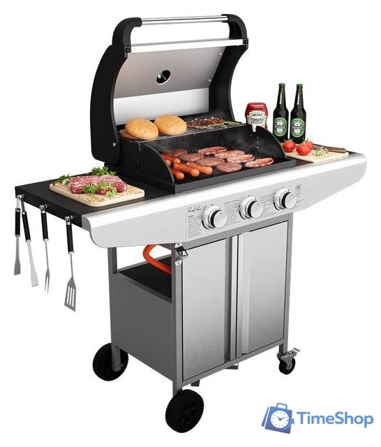 Газовый гриль для дачи Koler Relish v1 Compact (серебристый) - Изображение №1 — Интернет-магазин Time-Shop