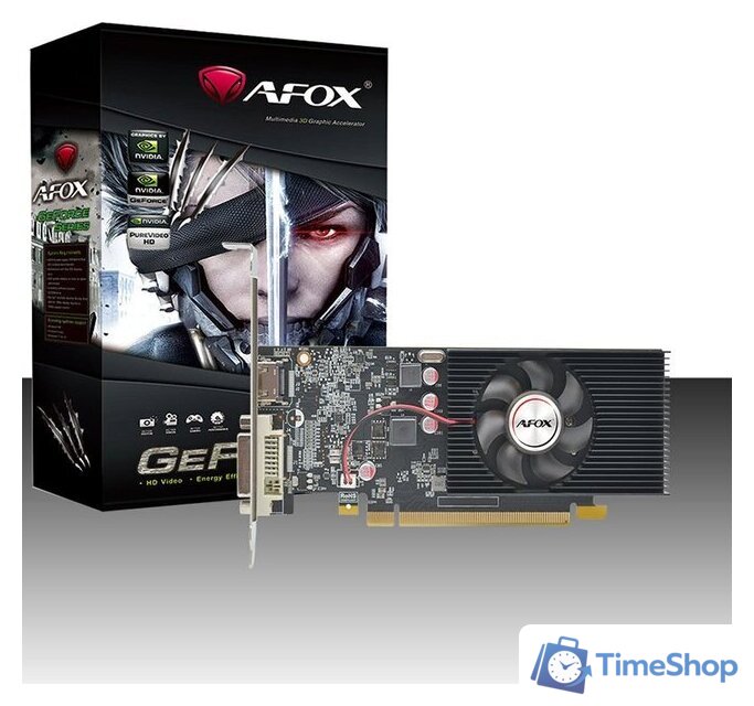 Видеокарта AFOX GeForce GT 1030 2GB GDDR5 AF1030-2048D5L7 - Изображение №2 — Интернет-магазин Time-Shop