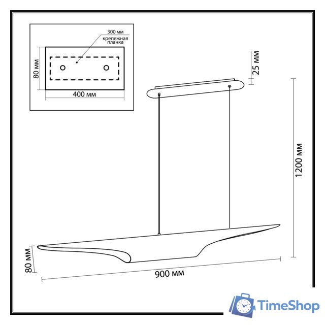 Подвесная люстра Odeon Light Whitney 3816/50WG - Изображение №2 — Интернет-магазин Time-Shop