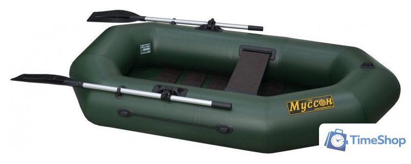 Гребная лодка Муссон R-220 PC (зеленый) - Изображение №5 — Интернет-магазин Time-Shop