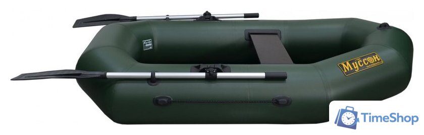 Гребная лодка Муссон R-220 PC (зеленый) - Изображение №3 — Интернет-магазин Time-Shop