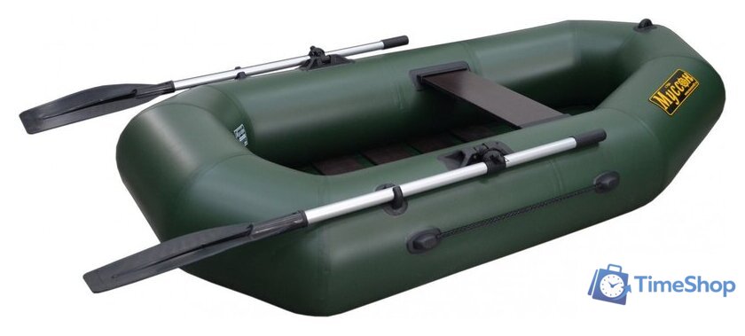 Гребная лодка Муссон R-220 PC (зеленый) - Изображение №4 — Интернет-магазин Time-Shop