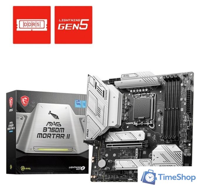Материнская плата MSI MAG B760M Mortar II - Изображение №2 — Интернет-магазин Time-Shop