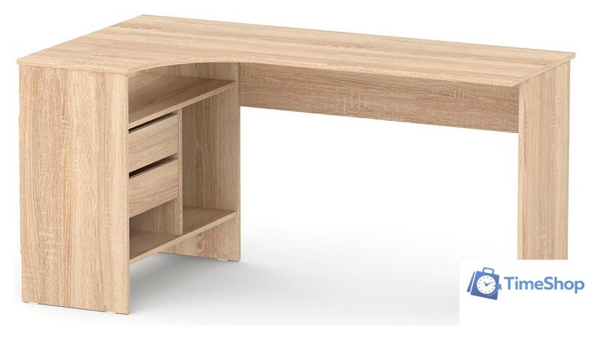Стол Сокол СПМ-25 (левый, дуб сонома) - Изображение №1 — Интернет-магазин Time-Shop