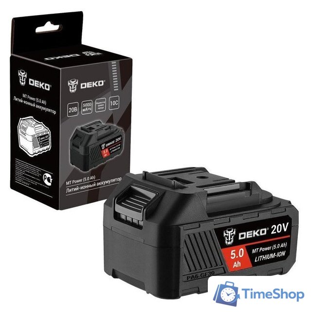 Аккумулятор Deko MT Power 084-1065 (20В/5 Ач) - Изображение №1 — Интернет-магазин Time-Shop
