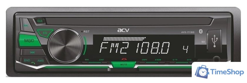 USB-магнитола ACV AVS-1711BG - Изображение №1 — Интернет-магазин Time-Shop