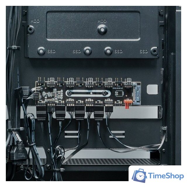 Корпус XASTRA Q700 7ARGB-FG-C10-UC (черный) - Изображение №2 — Интернет-магазин Time-Shop