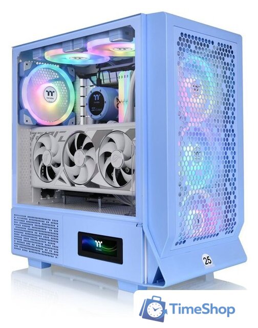 Корпус Thermaltake Ceres 330 TG ARGB Hydrangea Blue CA-1Y2-00MFWN-00 - Изображение №2 — Интернет-магазин Time-Shop