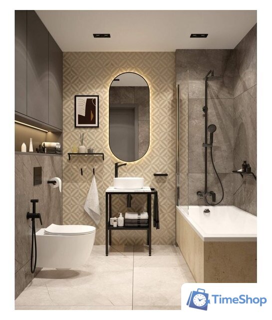 Душевая система  Deante Anemon Nero NAC N1JM - Изображение №2 — Интернет-магазин Time-Shop