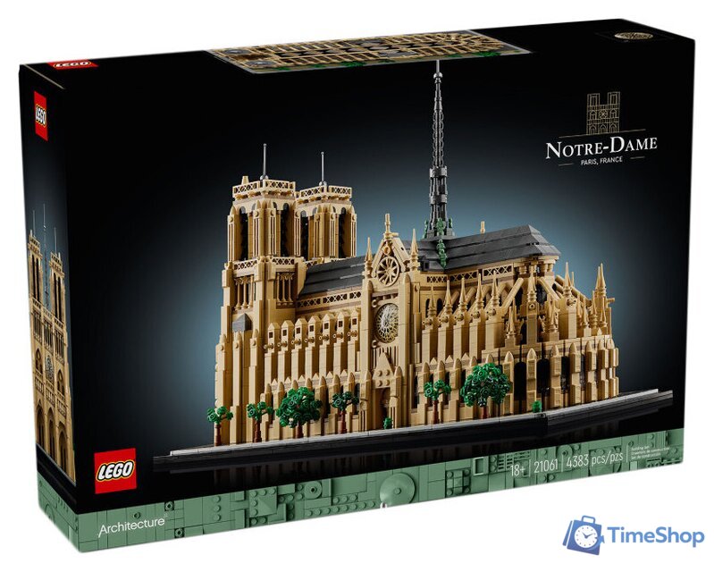 Конструктор LEGO Architecture 21061 Собор Парижской Богоматери - Изображение №1 — Интернет-магазин Time-Shop