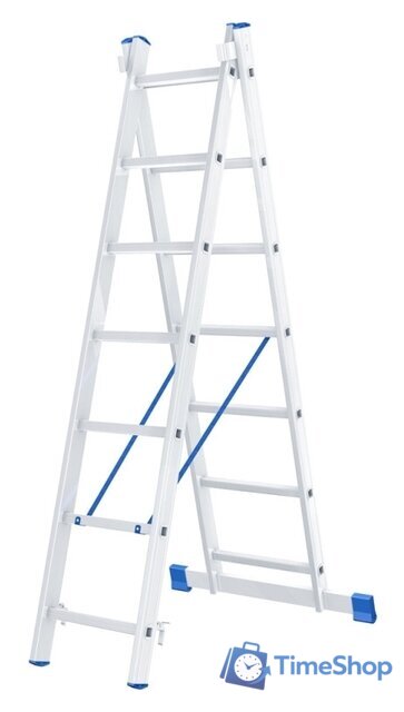 Лестница-стремянка СибрТех 97907 2x7 ступеней - Изображение №1 — Интернет-магазин Time-Shop