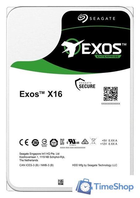 Жесткий диск Seagate Exos X16 10TB ST10000NM002G - Изображение №1 — Интернет-магазин Time-Shop