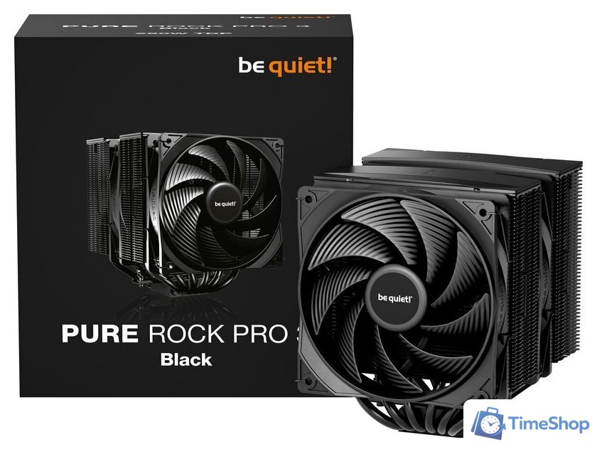 Кулер для процессора be quiet! Pure Rock Pro 3 Black BK042 - Изображение №5 — Интернет-магазин Time-Shop